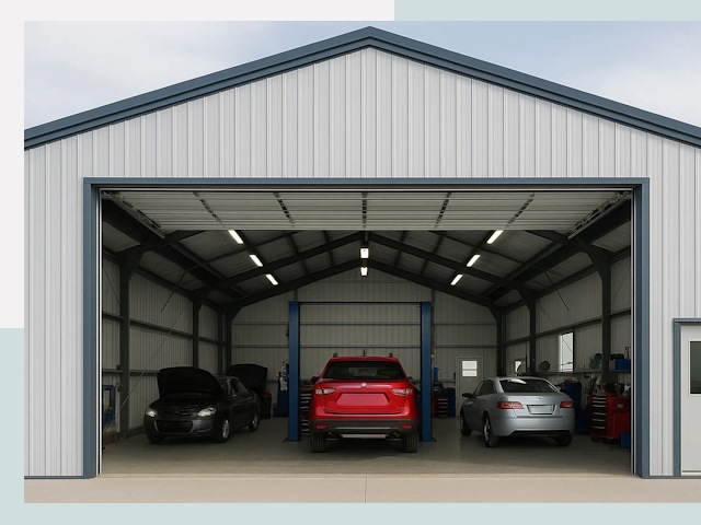 Ангары из сэндвич панелей от 611 руб. в Таганрог