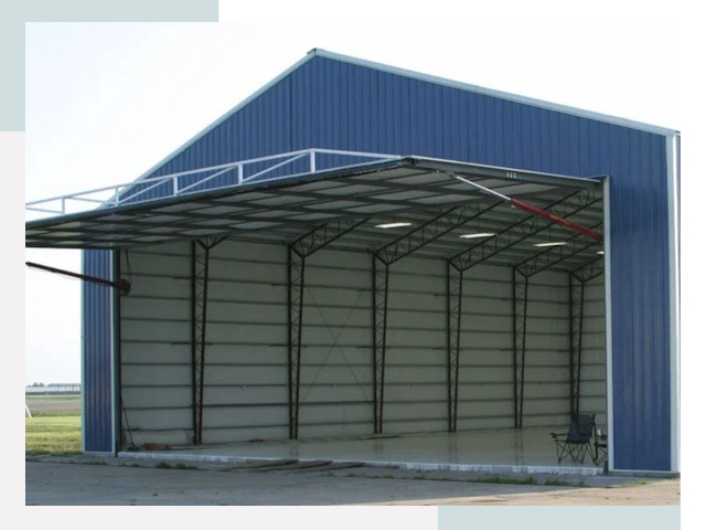 Прямо стенные ангары в Таганроге