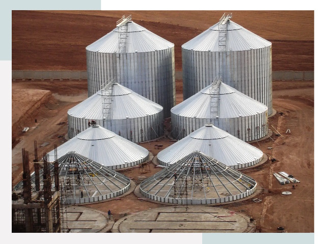 Строительство зерновых силосов в Таганроге