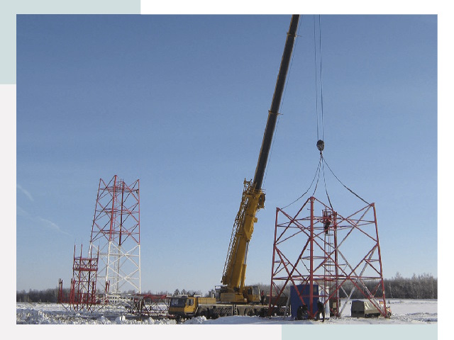 Монтаж вышек связи в Таганроге