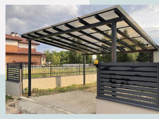 Металлические навесы в Таганрог от 611 руб. за м²