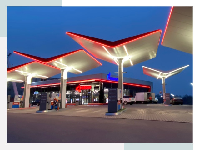 Навесы для АЗС в Таганроге